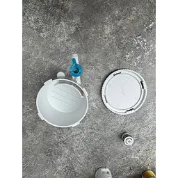 Комплект арматури Koer KT-0304-3/8" наповнювальна з універсальним підведенням + Холдер для освіжаючих пігулок для унітазу, латунне різьблення 3/8" KR5835, Білий - мініатюра 11