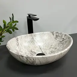 Умивальник VBI Parma stone накладний VBI-011005, Сірий