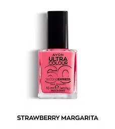 Швидковисихаючий лак для нігтів Avon «УльтраКолір за 60 секунд» Strawberry Margarita,10 мл (49469293) - мініатюра 1