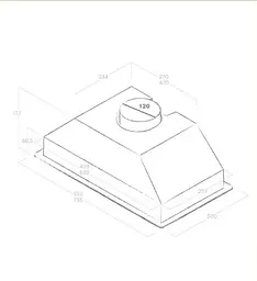 Витяжка Elica CT17 GR/A/72 - мініатюра 8