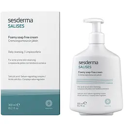 Крем-пінка для вмивання Sesderma Salises Foamy Soap-Free Cream 300 мл