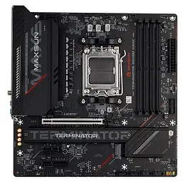 Материнська плата Maxsun Terminator B850M DARK WIFI (MS-Terminator B850M DARK WIFI) (Socket AM5, AMD B850, Micro-ATX)
