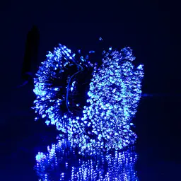 Гірлянда Кінський хвіст Мішура 1800 LED 20 ниток 3 м зелена, синій GarlandoPro D1800L3MGBL - мініатюра 7