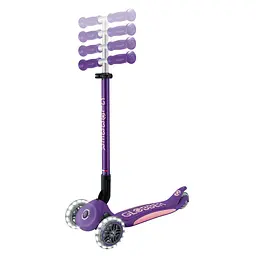 Самокат Globber Elite Lights колеса з підсвіткою 50 кг фіолетово-рожевий (439-603-3) - мініатюра 8