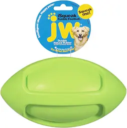 Футбольний м'яч для собак JW Pet iSqueak Funble - мініатюра 1