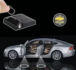 Картридж-вставка логотипу Chevrolet Cruze на двері 1 шт. - мініатюра 2