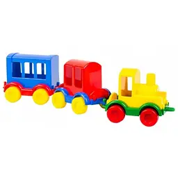 Паровозик Tigres Kid cars 3 вагончика (39260) - мініатюра 2