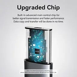 Зовнішня кишеня для SSD Vention M.2 USB-C Grey KPEH0 [118490] - мініатюра 5