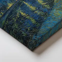 Інтер'єрна картина Зоряна ніч над Роною, Вінсент ван Гог, Vincent van Gogh, Starry Night, інтер'єрний декор, 45×60 см (id6660) - мініатюра 4