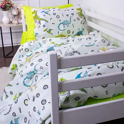 Комплект постільної білизни MirSon Kids Time 17-0576 Dinosaur robot дитячий - мініатюра 3