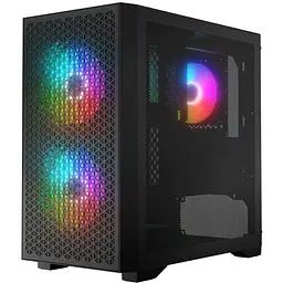 Корпус LogicConcept DART PRO ARGB MINI BLACK MESH fans 3x120mm без БЖ mATX - мініатюра 2