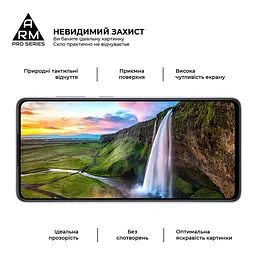 Захисне скло на Samsung Galaxy A73 5G (A736) з олеофобним покриттям, Pro, повне проклеювання, антистатичний і пиловідштовхуючий шар, 9H, самоклеючеся, 2.5D, на весь екран, антистатичний клей, ArmorStandart (ARM60940) - мініатюра 4