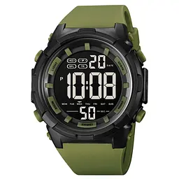 Чоловічий наручний годинник 1845AG Army Green Skmei acs0030546 - мініатюра 1
