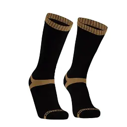 Носки DexShell Hytherm Pro Socks водонепроницаемые S 36-38 черные с коричневой полоской