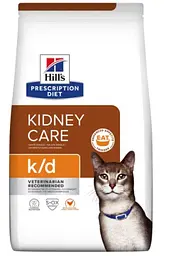 Сухий корм Hills Prescription Diet K/D для котів з серцевою та нирковою недостатністю, 3 кг