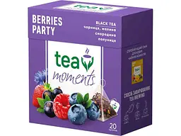 Чай пакетований фруктовий та трав'яний Tea Moments Berries Party 36 (1,8 г) 20 пакетиків