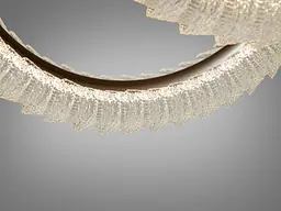 LED люстра Diasha 2509/500+400BK з пультом і декоративною підсвіткою - мініатюра 4
