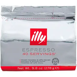 Кава в монодозах, чалдах Illy Espresso пакет Medium 40 шт
