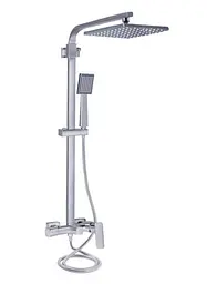 Душова система для кабіни Qtap Capricorn Chrome з виливом 53103KNC - мініатюра 1