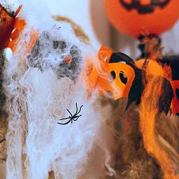 Павутина Yes! Fun Halloween з двома павучками, 40 г, біла (973675) - мініатюра 5