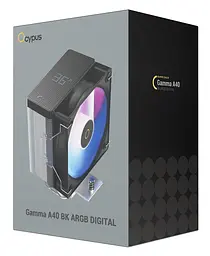 Кулер для процесора OCYPUS GAMMA A40 BK ARGB DIGITAL (GAMMA-A40-BK1NAWD00X-GL) - мініатюра 9