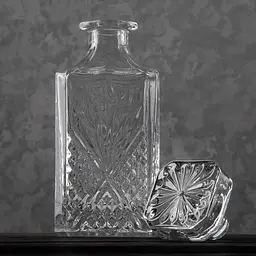 Набір для напоїв Elisey Crystal Chill скляний, графін 750мл та 6 склянок 320мл (9196-004) - мініатюра 3