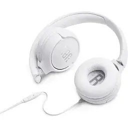 Гарнітура JBL Tune 500 (JBLT500WHT) White UA - мініатюра 3