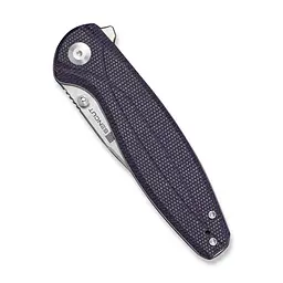 Ніж складаний туристичний Sencut Vyrce (8.9 см) D2 / Canvas Micarta фіолетовий - мініатюра 4