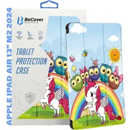 Чохол до планшета BeCover Smart Case Apple iPad Air 13" M2/M3 (2024/2025) Friends Unicorn (711618)