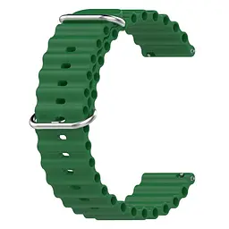 Ремінець Hump для Nokia Steel Nokia Steel HR - темно-зелений ширина кріплення 20мм силікон Watchbands (W23-5WB39660066) - мініатюра 2