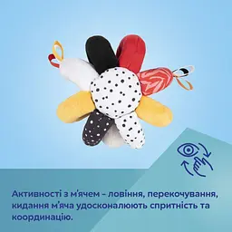 Іграшка-м'ячик з брязкальцем і пищалкою Canpol babies BabiesBoo (68/089) - мініатюра 10