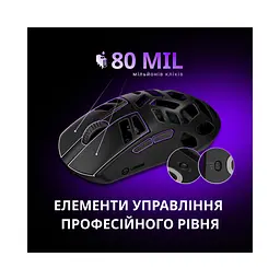 Мишка Lorgar Elite MSE90W Wireless/Bluetooth Dark Grey (LRG-MSE90W-DG) - мініатюра 11
