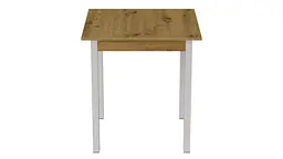 Стіл кухонний Ferrum-decor Дієго 75x90x90 Білий ДСП Дуб Артізан 16мм (FRD-105717) - мініатюра 4