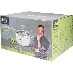Каструля Krauff Cook&Joy зі скляною кришкою діаметр 24 см 5.8 л (26-238-120) - мініатюра 14