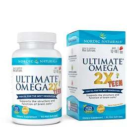 Жирні кислоти Nordic Naturals Ultimate Omega 2X Teen, 60 капсул