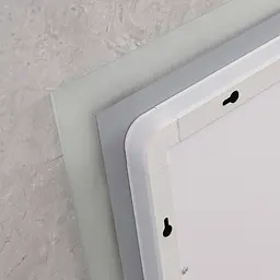 Дзеркало Mixxus Flat MR04-80x60 (LED Touch, годинник, антизапотівання, димер, регулювання яскравості) MI6928 - мініатюра 5