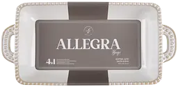 Форма для запікання Limited Edition Allegra Biege прямокутна кам'яна кераміка 34.5х17х6 см (GJH009-34-2-129) - мініатюра 2
