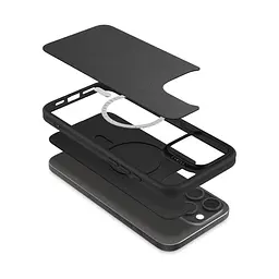 Чехол Spigen Cyrill Kajuk MagSafe для iPhone 16 Pro Black (ACS08404) + защитное стекло - мініатюра 7