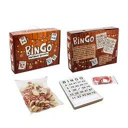 Настільна гра Strateg Лото BinGo 24,6х18,3х5,5 см від 5 років Коричневий (SR-113-N-930) - мініатюра 2