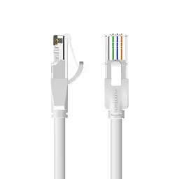 Патч-корд Vention Cat.6 UTP Patch Cable 0.5 м White (IBEHD) - мініатюра 2