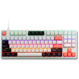 Клавіатура Thunderobot KG3089 Red Switch USB UA White (6932066305987)