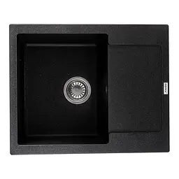 Кухонна мийка Zerix ZS-6250S-03 Black ZX4588, Чорний матовий