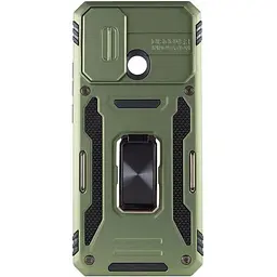 Ударостійкий чохол Epik Camshield Army Ring для Xiaomi Redmi 9C / 10A Оливковий / Army Green