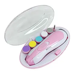 Дитячий електричний тример для нігтів Mega Zayka MGZ-0720(Pink) - мініатюра 2