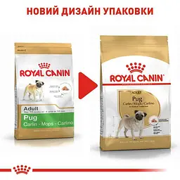 Сухий корм для дорослих собак породи Мопс Royal Canin Pug Adult, 3 кг (3985030) - мініатюра 2