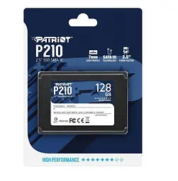 SSD диск 128GB Patriot P-210 2.5 SATAIII TLC 6Gb/s - мініатюра 2