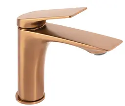 Змішувач для умивальника Rea Avalon низький brushed copper REA-B5064