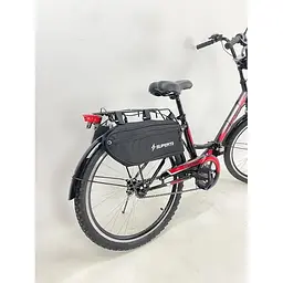 Електровелосипед Mustang 24 дюйми 500W 36V 18Ah червоний - мініатюра 4