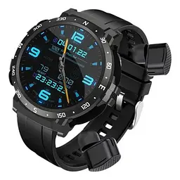 Смарт-годинник з навушниками Lemfo Q10 Black (18754-hbr) - мініатюра 2