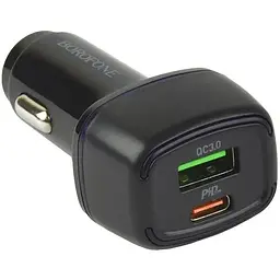 Автомобільний зарядний пристрій Borofone BZ14A PD20W + QC3.0 Type C to Type C 3A Чорний